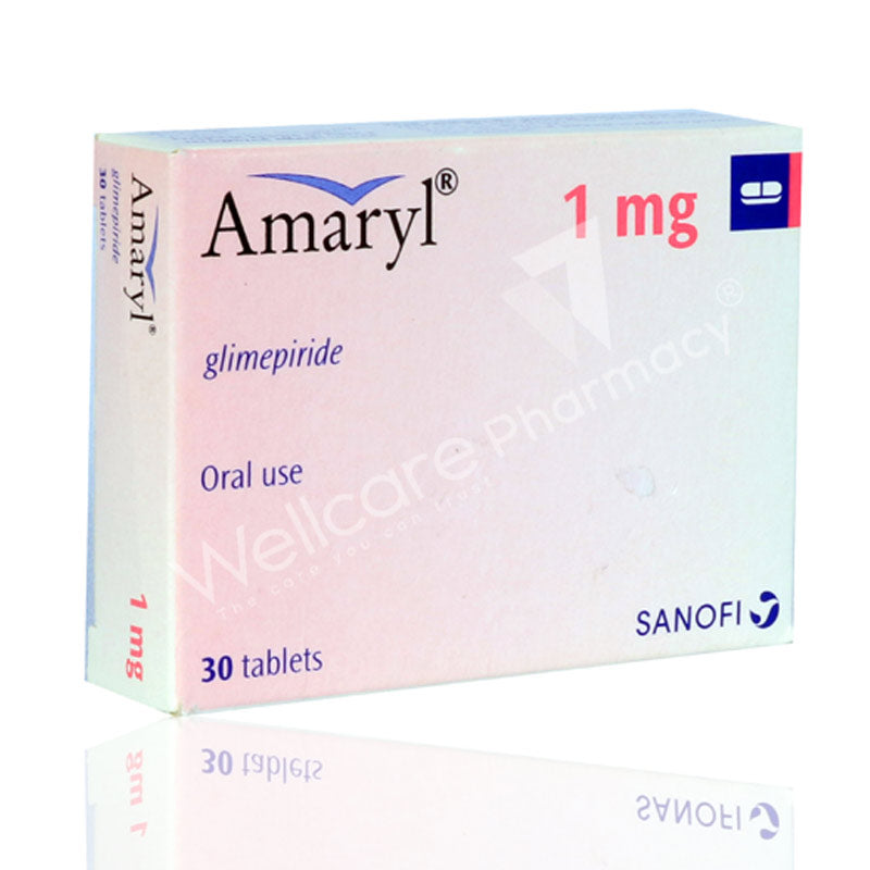Amaryl 1mg Tablets 30'S