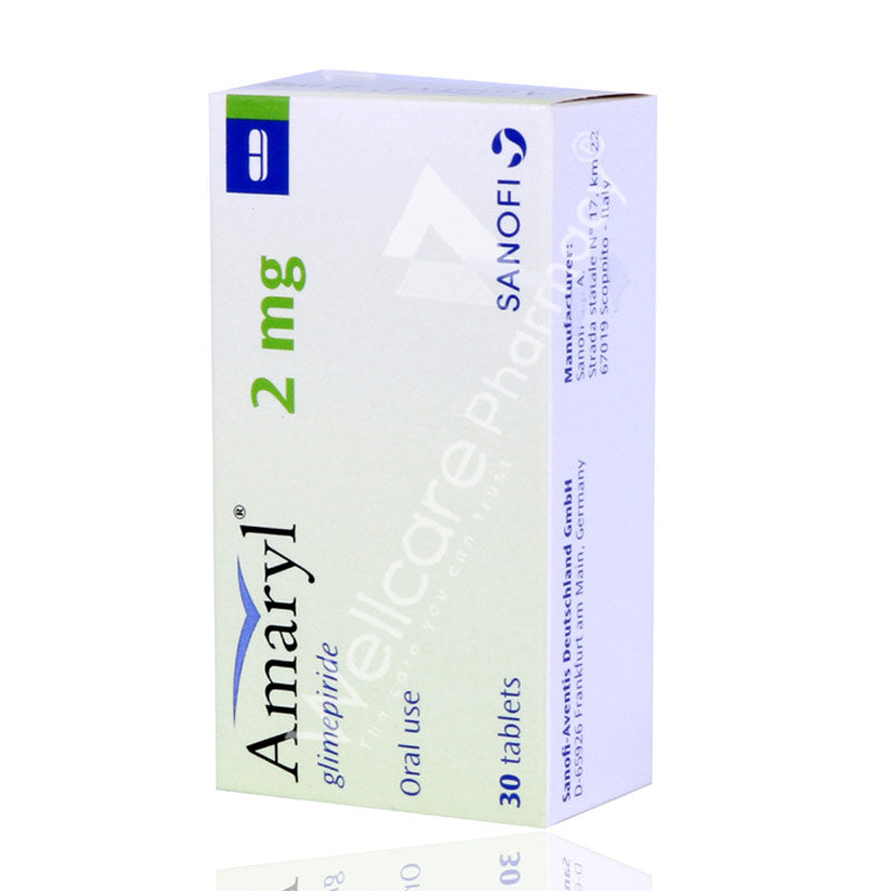 Amaryl 2Mg Tablets 30'S