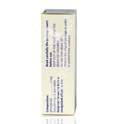 Amaryl 2Mg Tablets 30'S