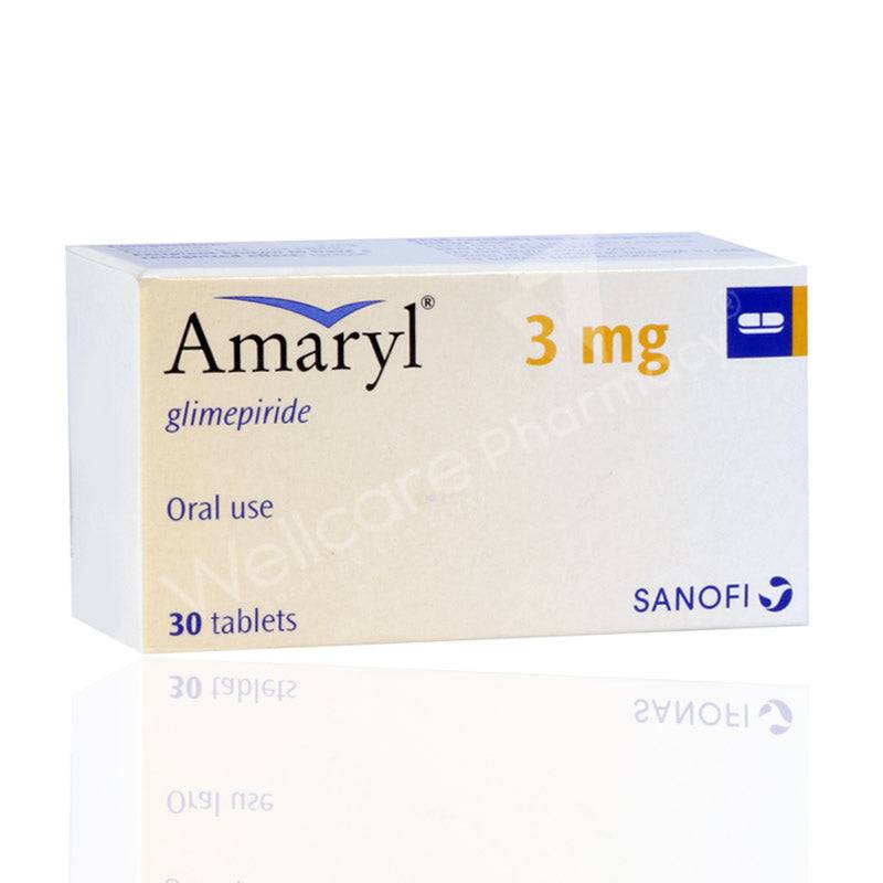 Amaryl 3Mg Tablets 30'S Amaryl 3Mg Tablets 30'S