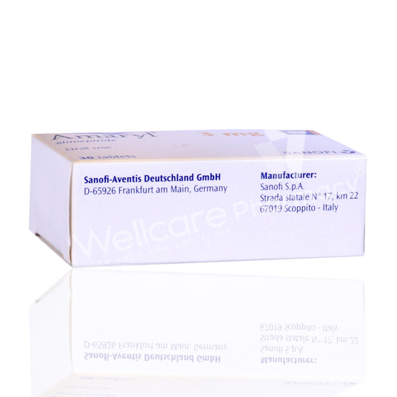 Amaryl 3mg Tablets 30'S