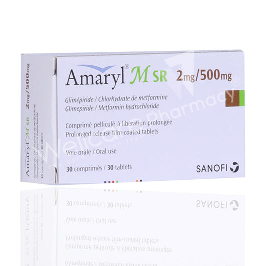 Amaryl M Sr 2Mg/500Mg Tablets 30'S