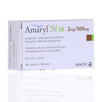 Amaryl M Sr 2mg/500mg Tablets 30'S