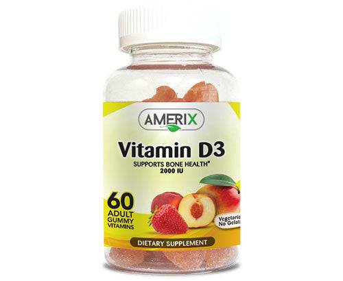 Amerix Vitamin D3 2000 Iu Adult Gummy 60'S