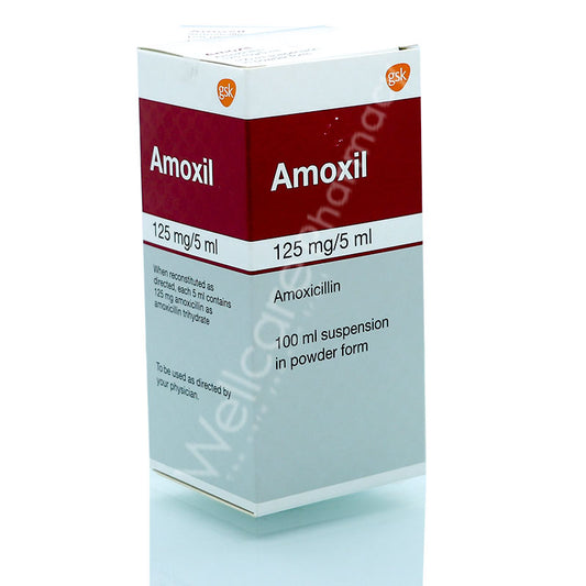 Amoxil 125Mg Suspension 100Ml