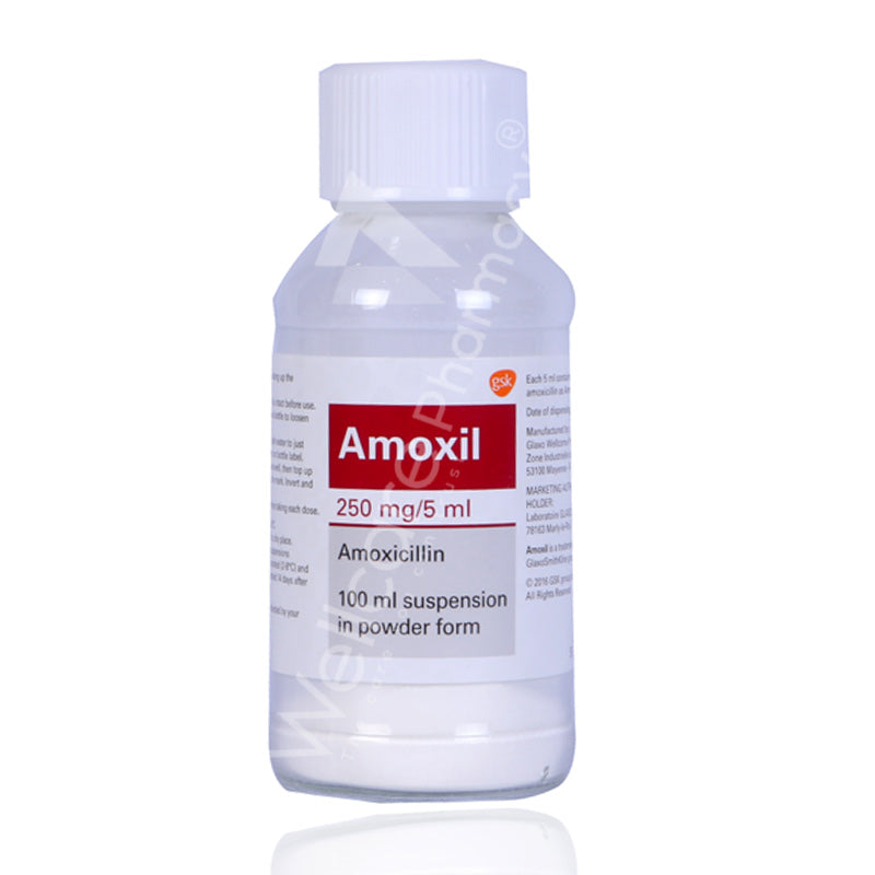 Amoxil 250Mg/5Ml Suspension 100Ml