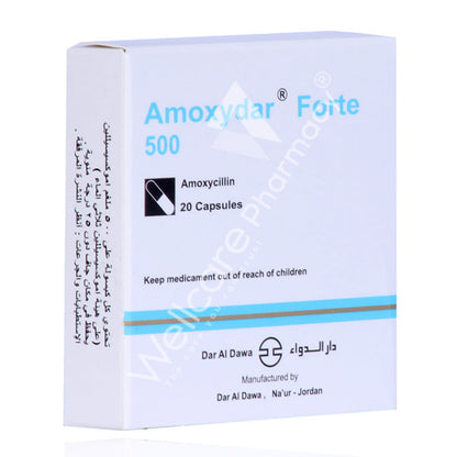 Amoxydar Forte 500Mg Capsules 20'S