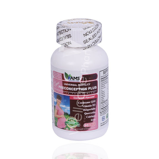 Ams Prenatal Preconception Plus Capsules 90'S