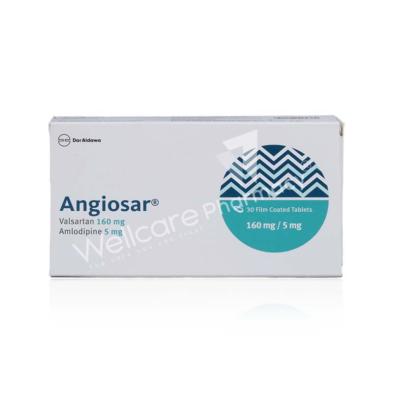 Angiosar 160mg/5mg Tablets