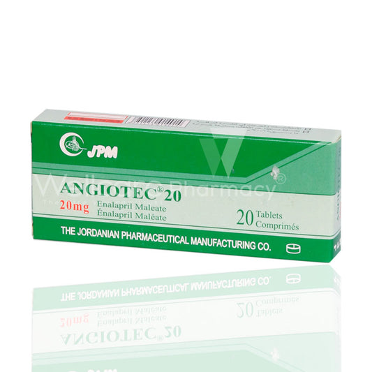 Angiotec 20mg Tablets 20'S - Wellcare Pharmacy
