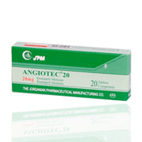 Angiotec 20mg Tablets 20'S