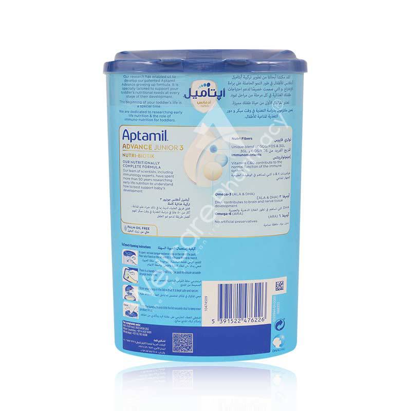 Aptamil Advance Junior Nutri Biotik No3 800G Aptamil Advance Junior Nutri Biotik No3 800G