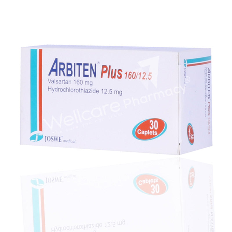 Arbiten Plus 160/12.5Mg Tablets 30'S