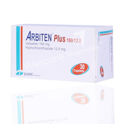 Arbiten Plus 160/12.5Mg Tablets 30'S