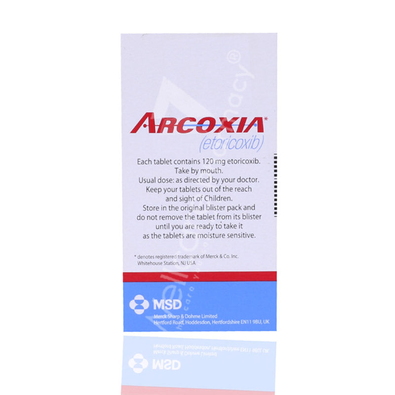 Arcoxia 120Mg Tablets 7'S