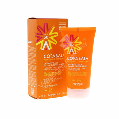 Arnaud Copabaia High Protection Face Cream Spf50 50Ml