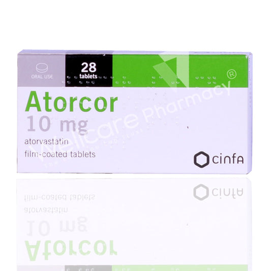 Atorcor 10mg Tablets 28'S
