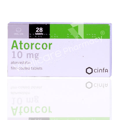 Atorcor 10Mg Tablets 28'S