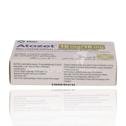 Atozet 10Mg/10Mg Tablets 30'S
