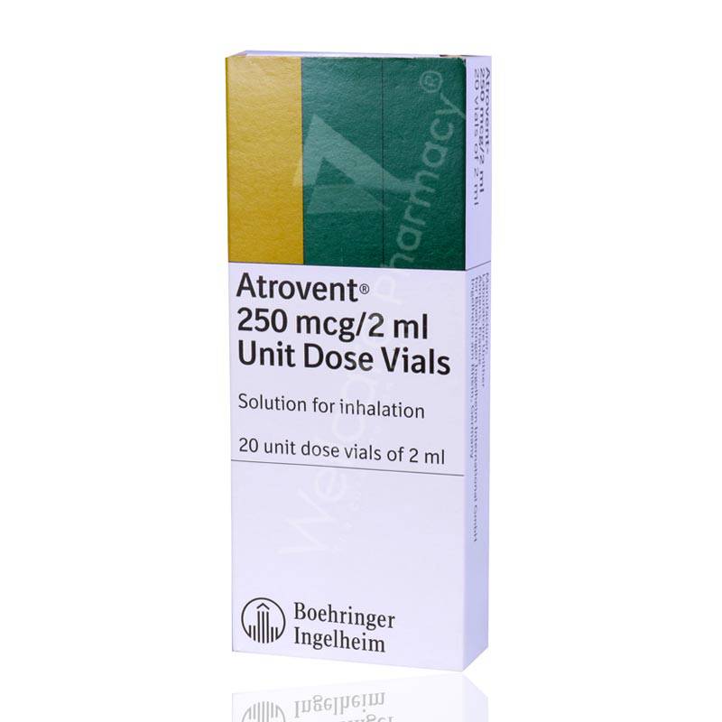 Atrovent 250mcg/2ml Vial 20'S Atrovent 250mcg/2ml Vial 20'S