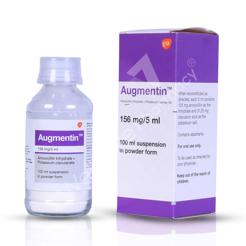 Augmentin 156Mg Suspension 100Ml