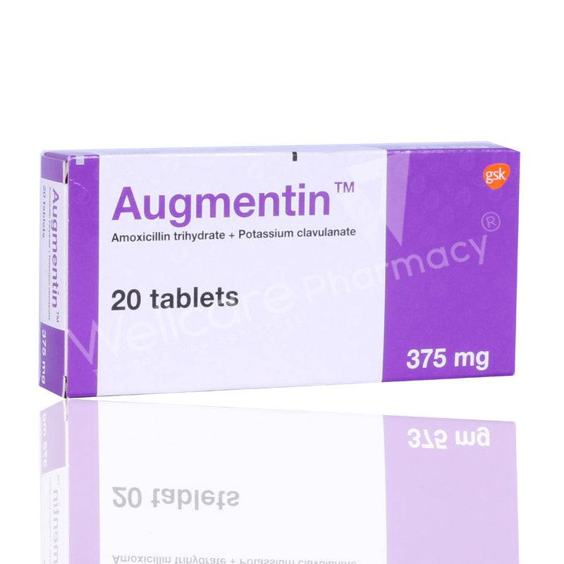 Augmentin 375Mg Tablets 20'S Augmentin 375Mg Tablets 20'S