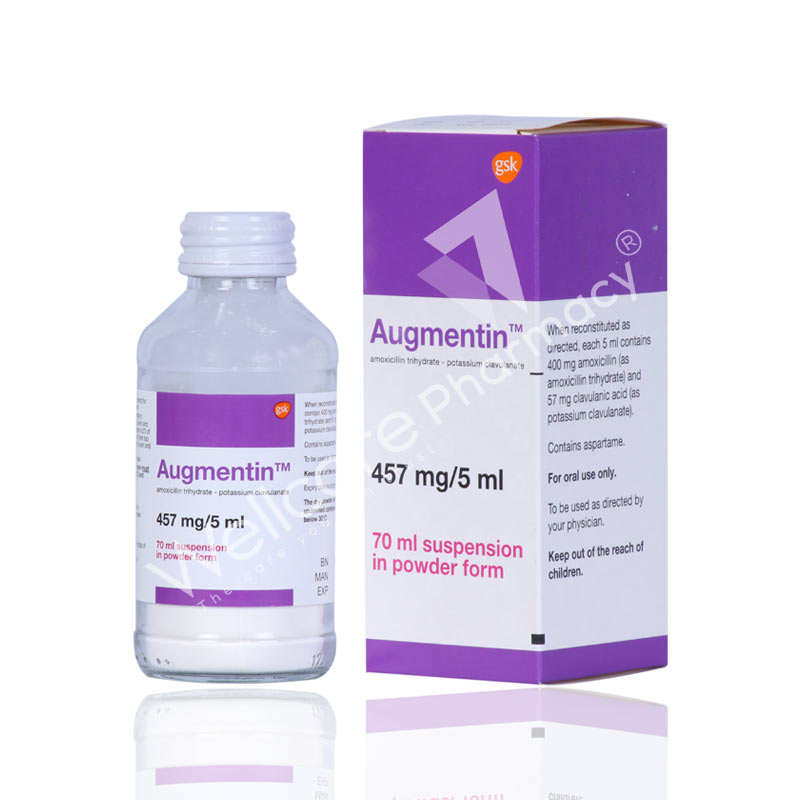Augmentin 457Mg Suspension 70Ml