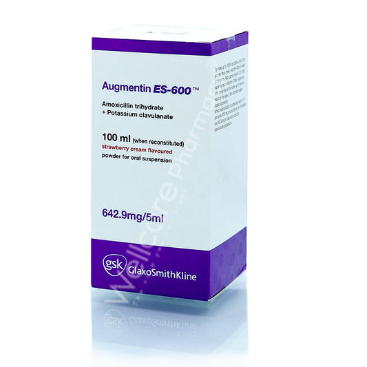 Augmentin Es 642.9Mg/5Ml Suspension 100Ml