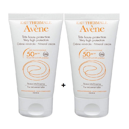 Avene 1+1  Spf 50 Vhp Mineral Cream 50ml