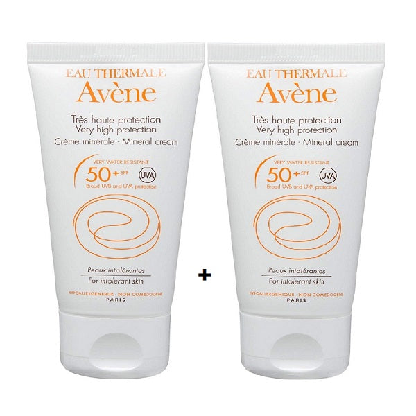 Avene 1+1  Spf 50 Vhp Mineral Cream 50Ml