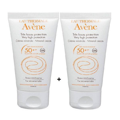 Avene 1+1  Spf 50 Vhp Mineral Cream 50Ml - Wellcare Pharmacy