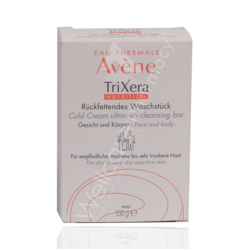 Avene Trixera Cold Cream Cleansing Bar 100g
