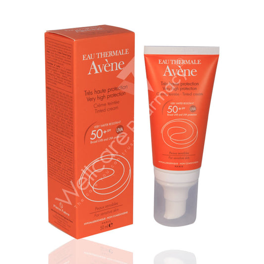 Avene Uhp Tinted Water Resistant Cream Spf 50+ 50Ml