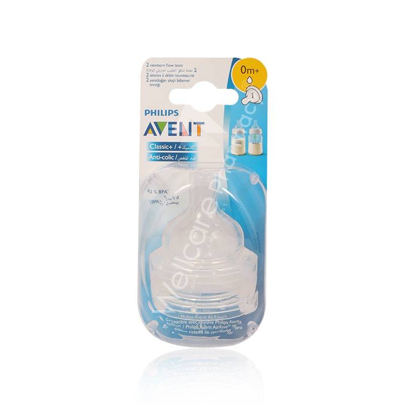 Avent Classic Plus Teats 2'S Avent Classic Plus Teats 2'S