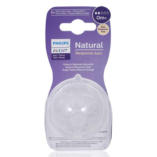 Avent Natural 3.0 Feeding Teats 0m+ 2'S-Scy962/02