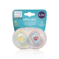 Avent Ultra Air Animals Soother 0-6m 2'S
