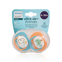 Avent Ultra Air Animals Soother 6-18m 2'S