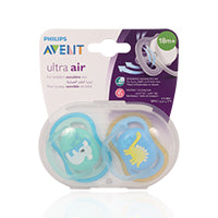 Avent Ultra Air Silicone Soother 18M+ 2'S