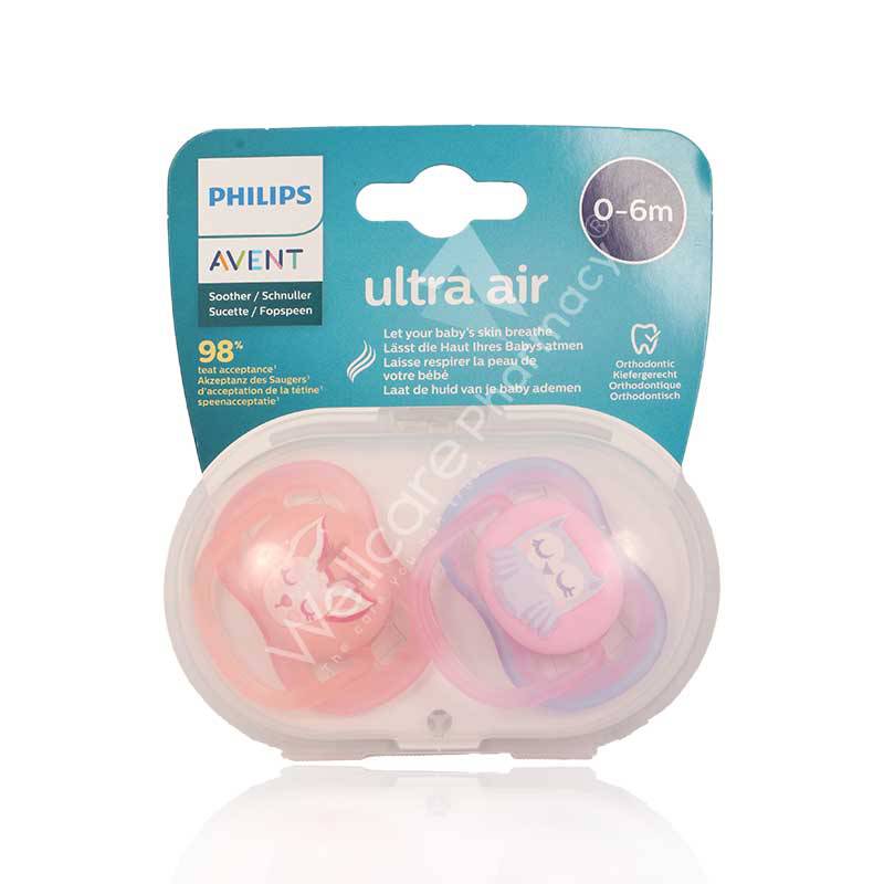 Avent Ultra Air Soother 0-6M 2'S Avent Ultra Air Soother 0-6M 2'S