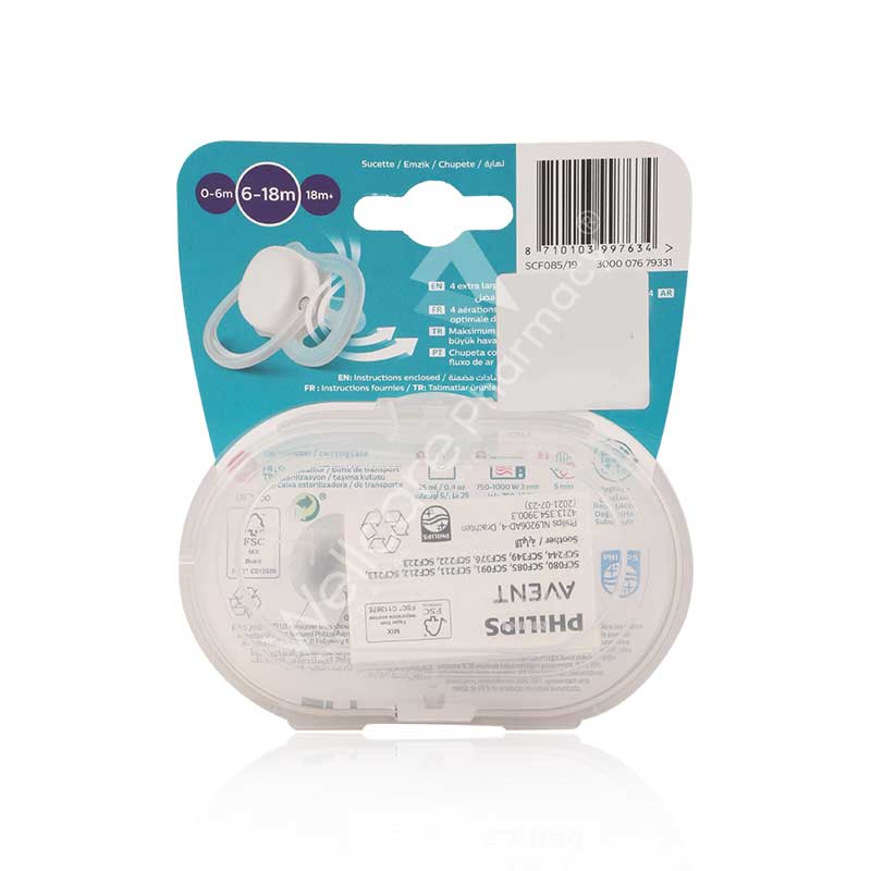 Avent Ultra Air Soother 6-18M 2'S