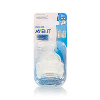 Avent(3 Hole) 3Month + Classic Flow Teat 2'S