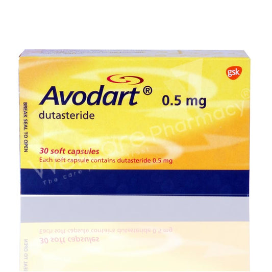 Avodart 0.5mg Soft Capsules 30'S