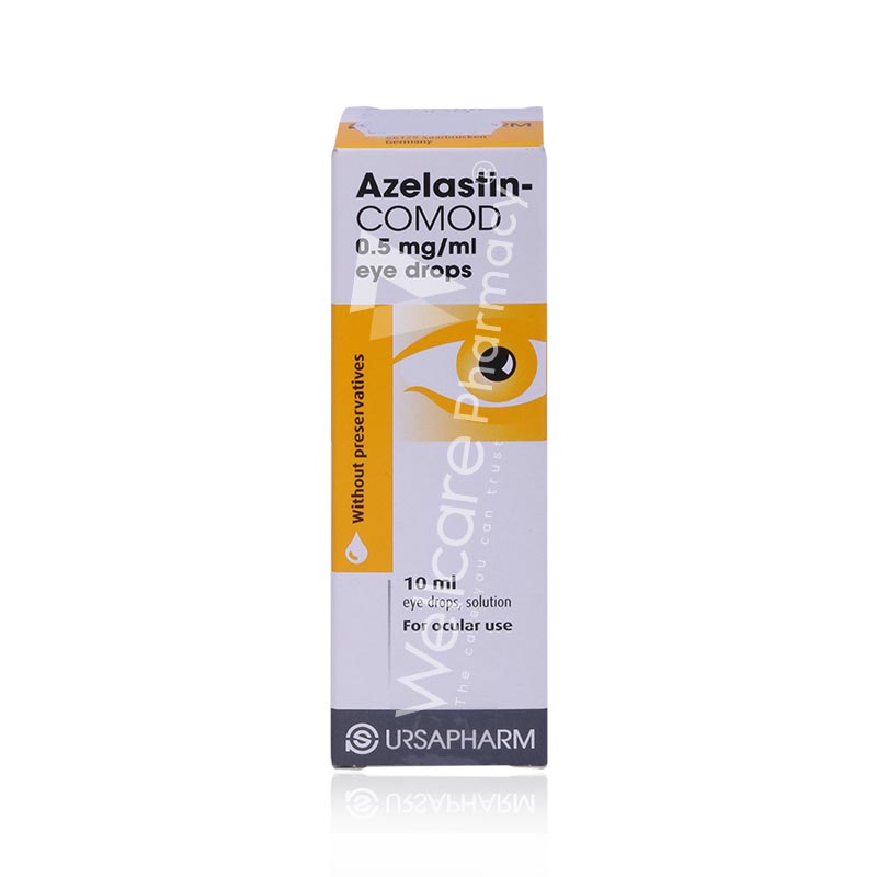 Azelastin Comod 0.5Mg/Ml Eye Drops 10Ml