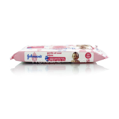 Baby Gentle All Over Wipes 20'S New