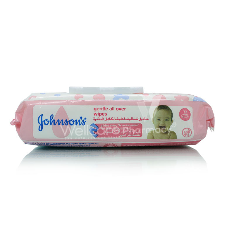 Baby Gentle All Over Wipes 72'S New