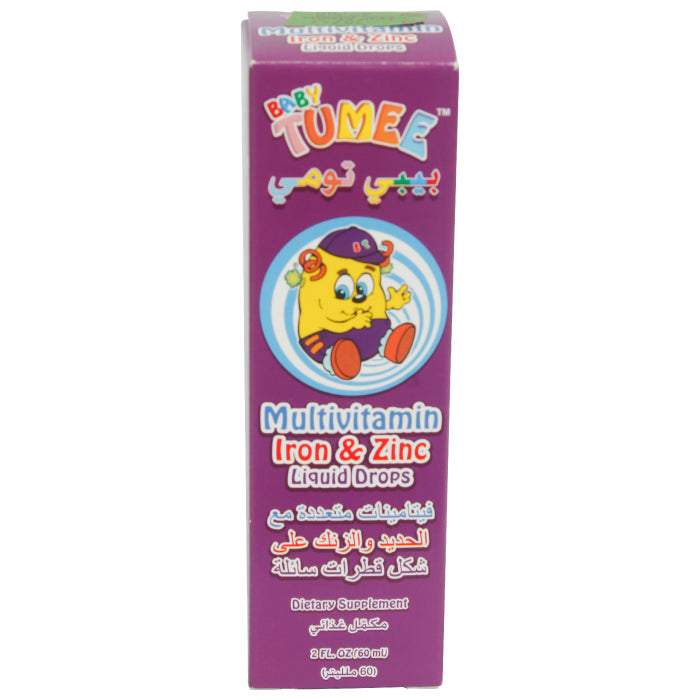 Baby Tumee Multivitamin Iron&Zinc Liquid Drops 60ml