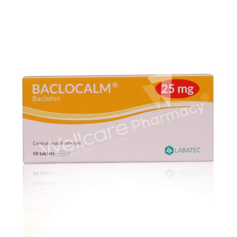 Baclocalm 25mg Tablets 50'S