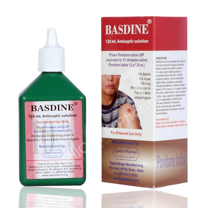 Basdine Antiseptic Solution 120ml