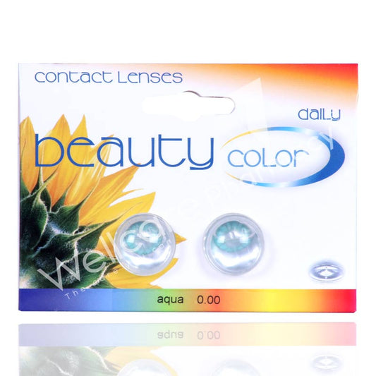 Beauty Daily Color Lens Aqua 2'S - Wellcare Pharmacy