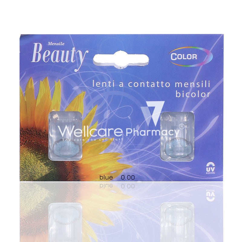 Beauty Monthly Triple Color Lens Blue 2'S